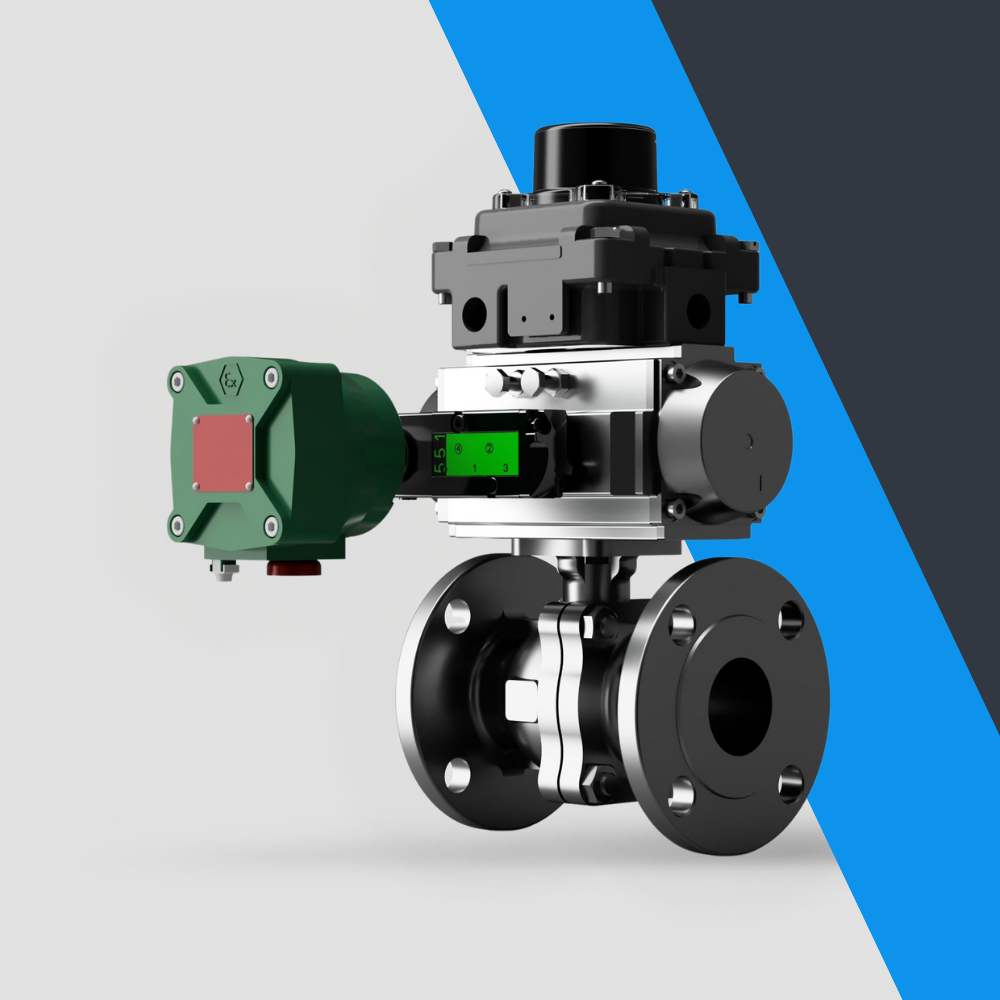 V-Tork Actuated Flanged PN16 Ball Valves (ATEX Area Accessories)