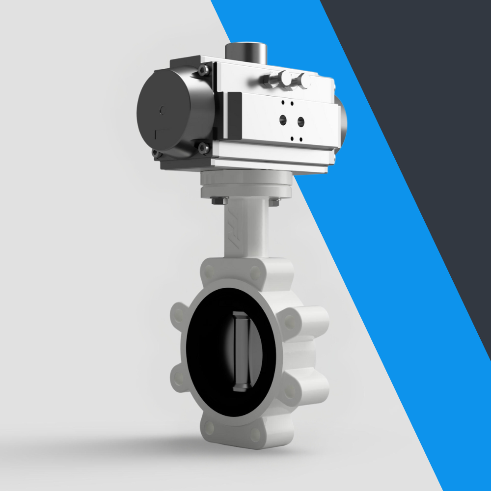 V-Tork Actuated TTV Lugged Carbon Steel Butterfly Valves