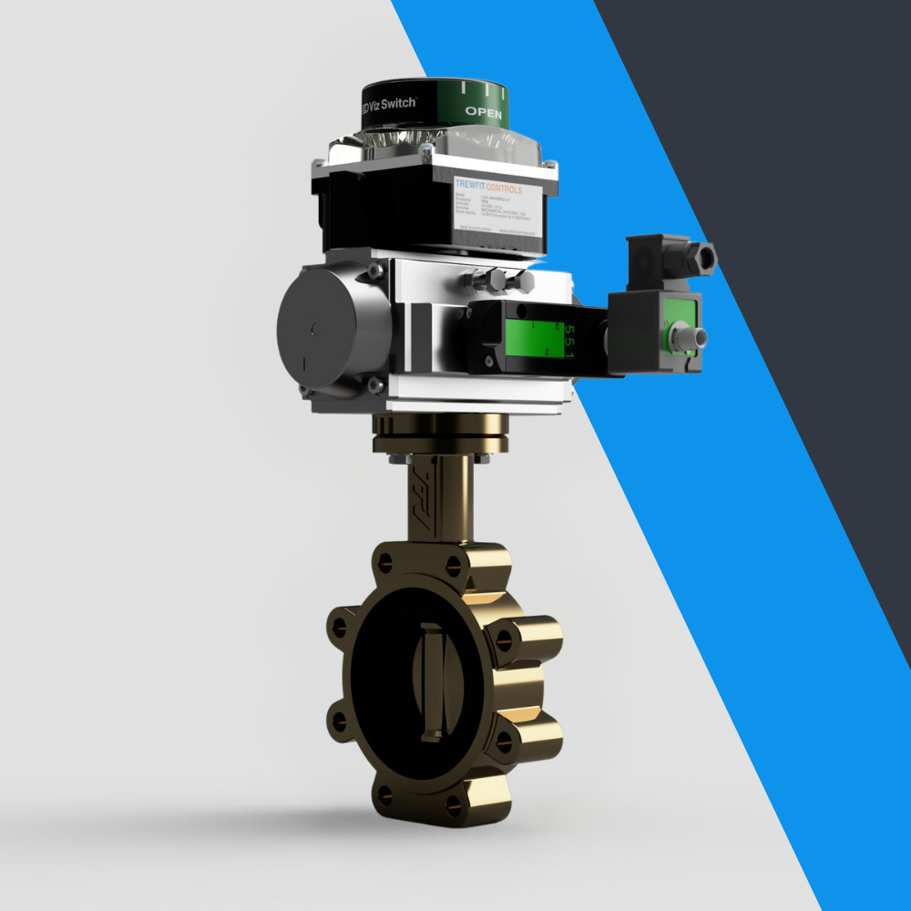 V-Tork Actuated TTV Lugged Bronze Butterfly Valves (Safe Area Accessories)