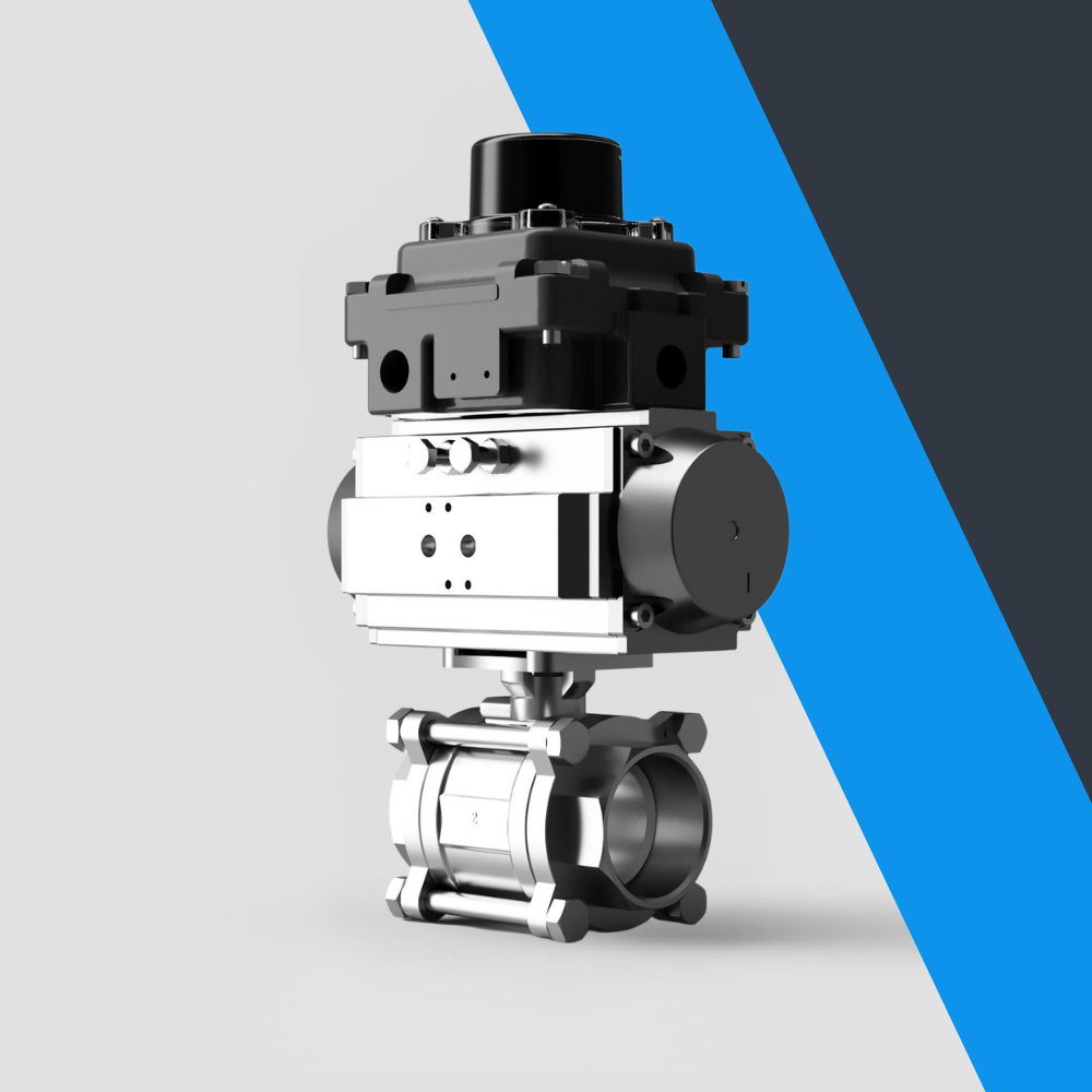 V-Tork Actuated 3 Piece BSP Ball Valves (ATEX Area Switchbox)