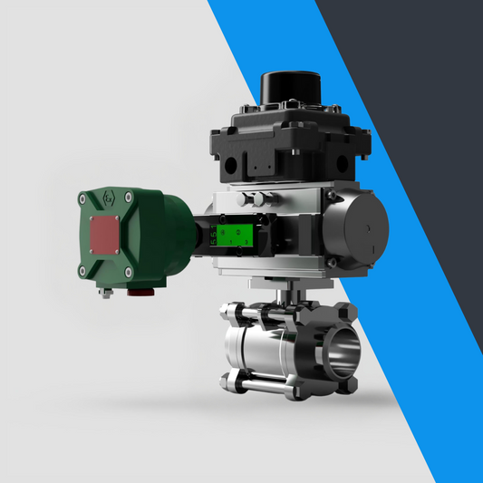 V-Tork Actuated 3 Piece Butt Weld Ball Valves (ATEX Area Accessories)