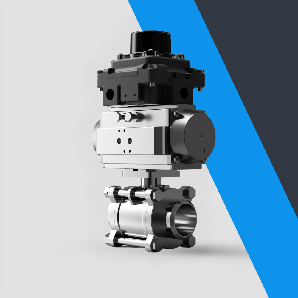 V-Tork Actuated 3 Piece Butt Weld Ball Valves (ATEX Area Switchbox)