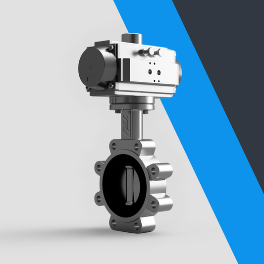 V-Tork Actuated TTV Lugged Stainless Steel Butterfly Valves