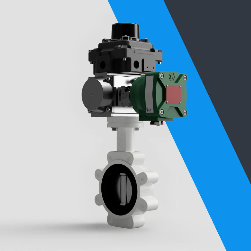 V-Tork Actuated TTV Lugged Carbon Steel Butterfly Valves (ATEX Area Accessories)