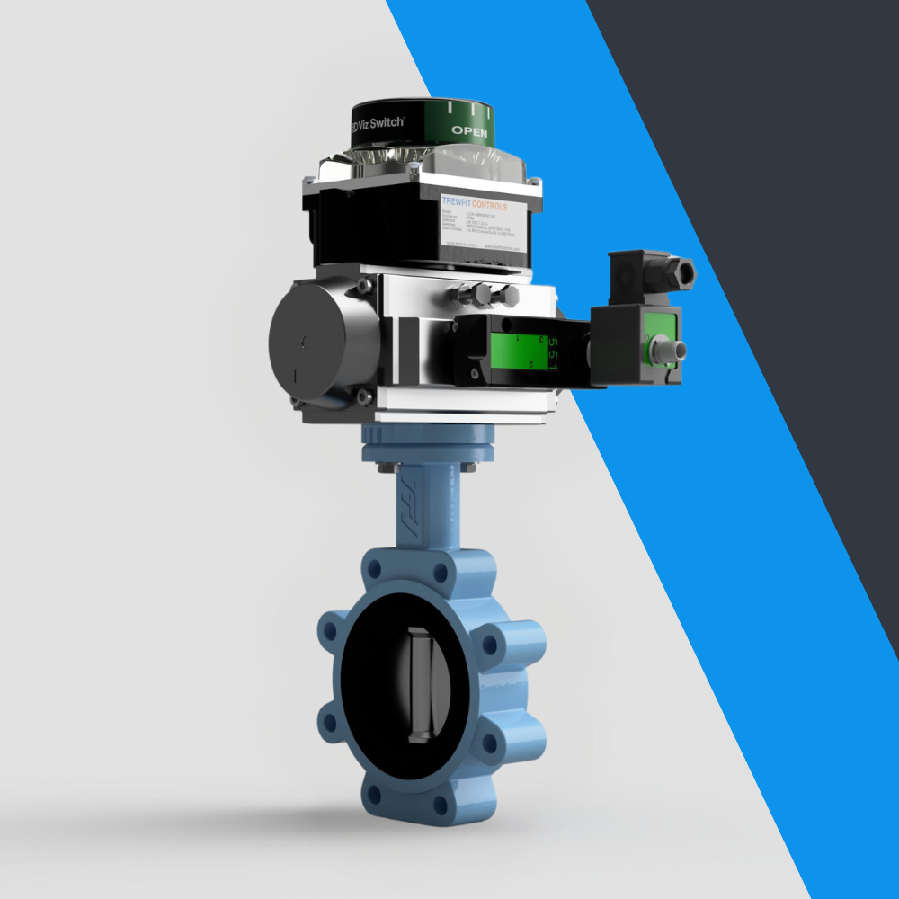 V-Tork Actuated TTV Lugged Ductile Iron Butterfly Valves (Safe Area Accessories)