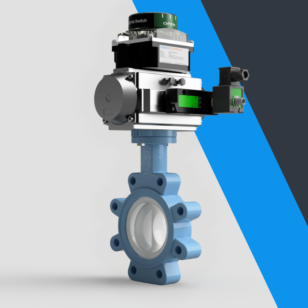 V-Tork Actuated TTV Lugged PTFE Lined Butterfly Valves (Safe Area Accessories)