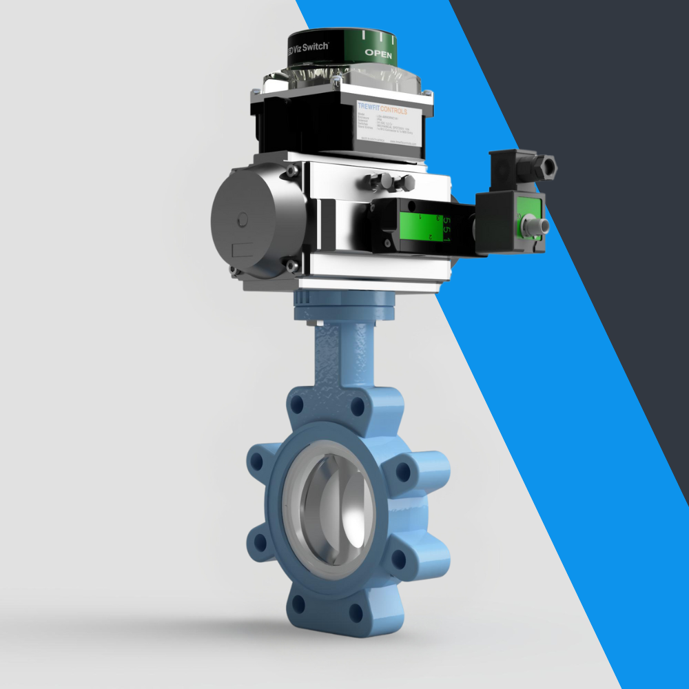 V-Tork Actuated TTV Lugged PTFE Seat Butterfly Valves (Safe Area Accessories)