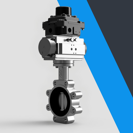 V-Tork Actuated TTV Lugged Stainless Steel Butterfly Valves (ATEX Area Switchbox)