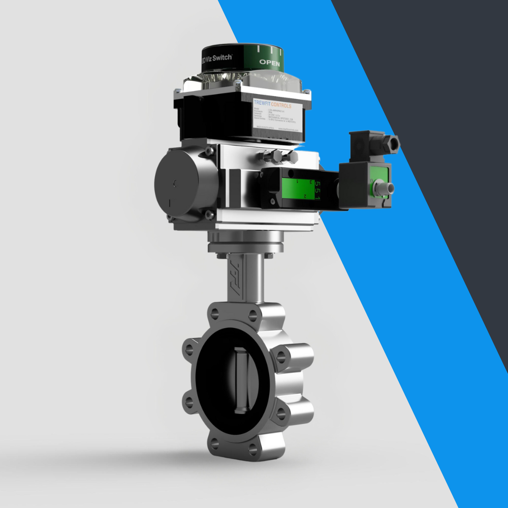 V-Tork Actuated TTV Lugged Stainless Steel Butterfly Valves (Safe Area Accessories)