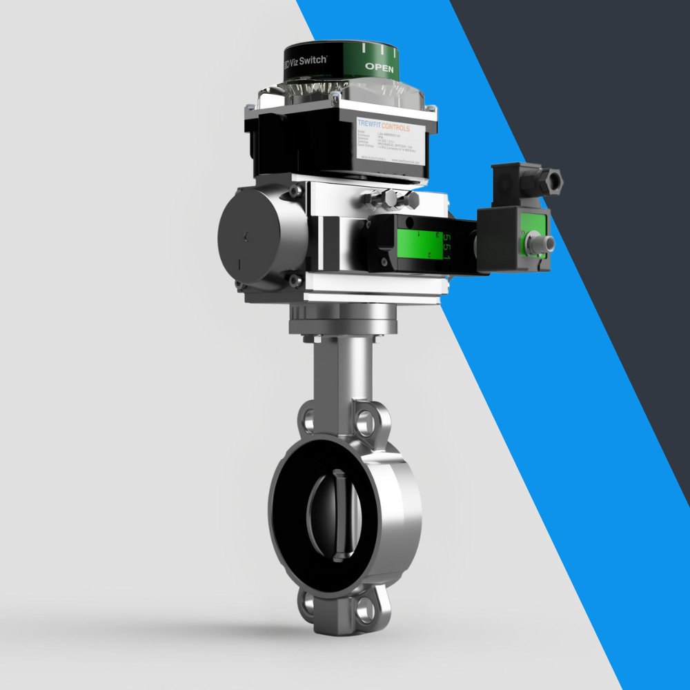 V-Tork Actuated TTV Stainless Steel Wafer Butterfly Valves (Safe Area Accessories)