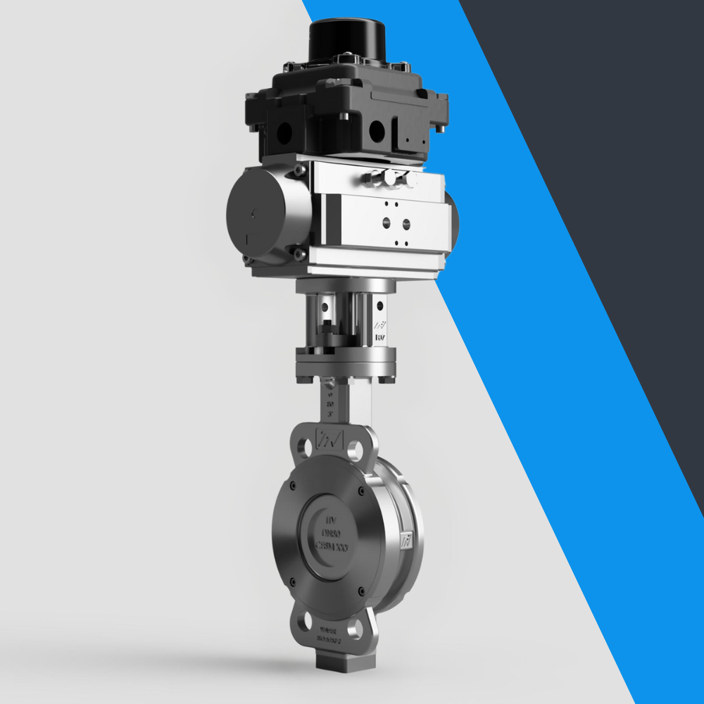 V-Tork Actuated TTV Wafer High Performance Butterfly Valves (ATEX Area Switchbox)