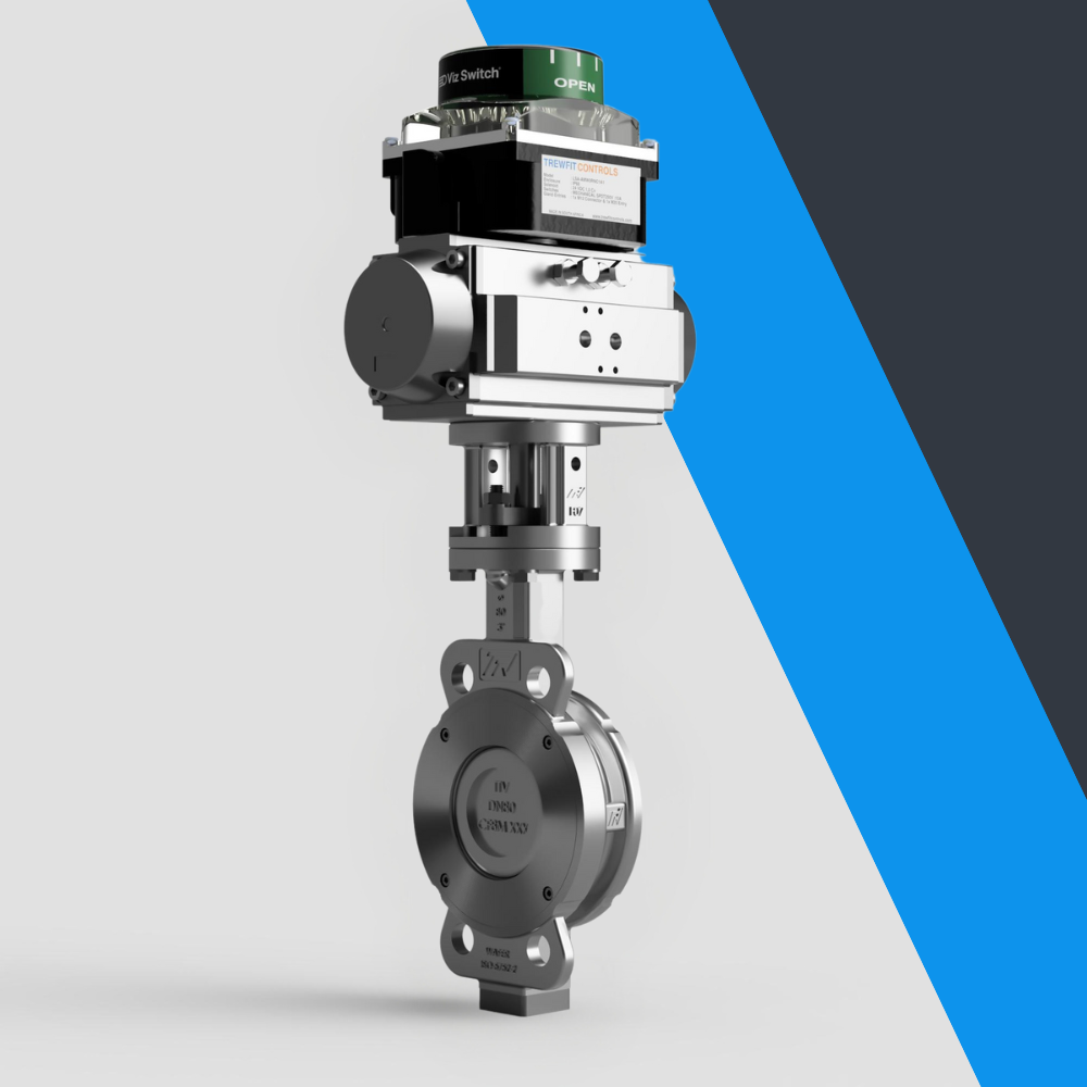 V-Tork Actuated TTV Wafer High Performance Butterfly Valves (Safe Area Switchbox)