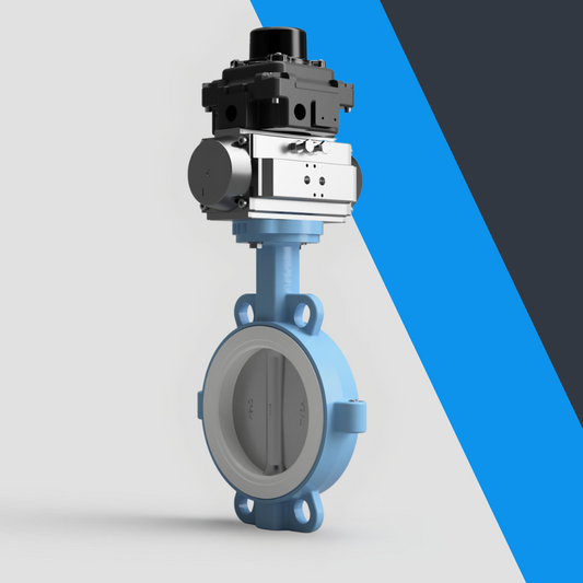 V-Tork Actuated TTV Wafer PTFE Seat Butterfly Valves (ATEX Area Switchbox)