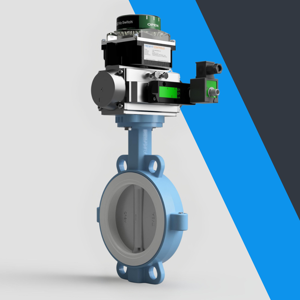 V-Tork Actuated TTV Wafer PTFE Seat Butterfly Valves (Safe Area Accessories)