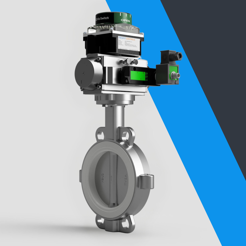 V-Tork Actuated TTV Wafer PTFE Seat Stainless Steel Butterfly Valves (Safe Area Accessories)